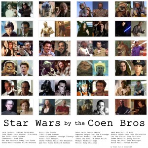 Star Wars, as Cast by the Coen Brothers